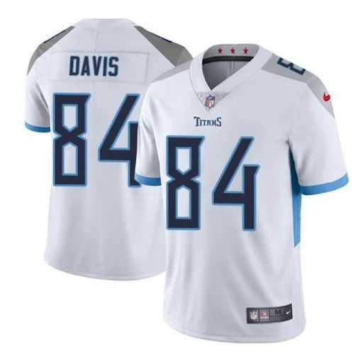 Men Tennessee Titans #84 Corey Davis Nike White Vapor Limited NFL Jersey